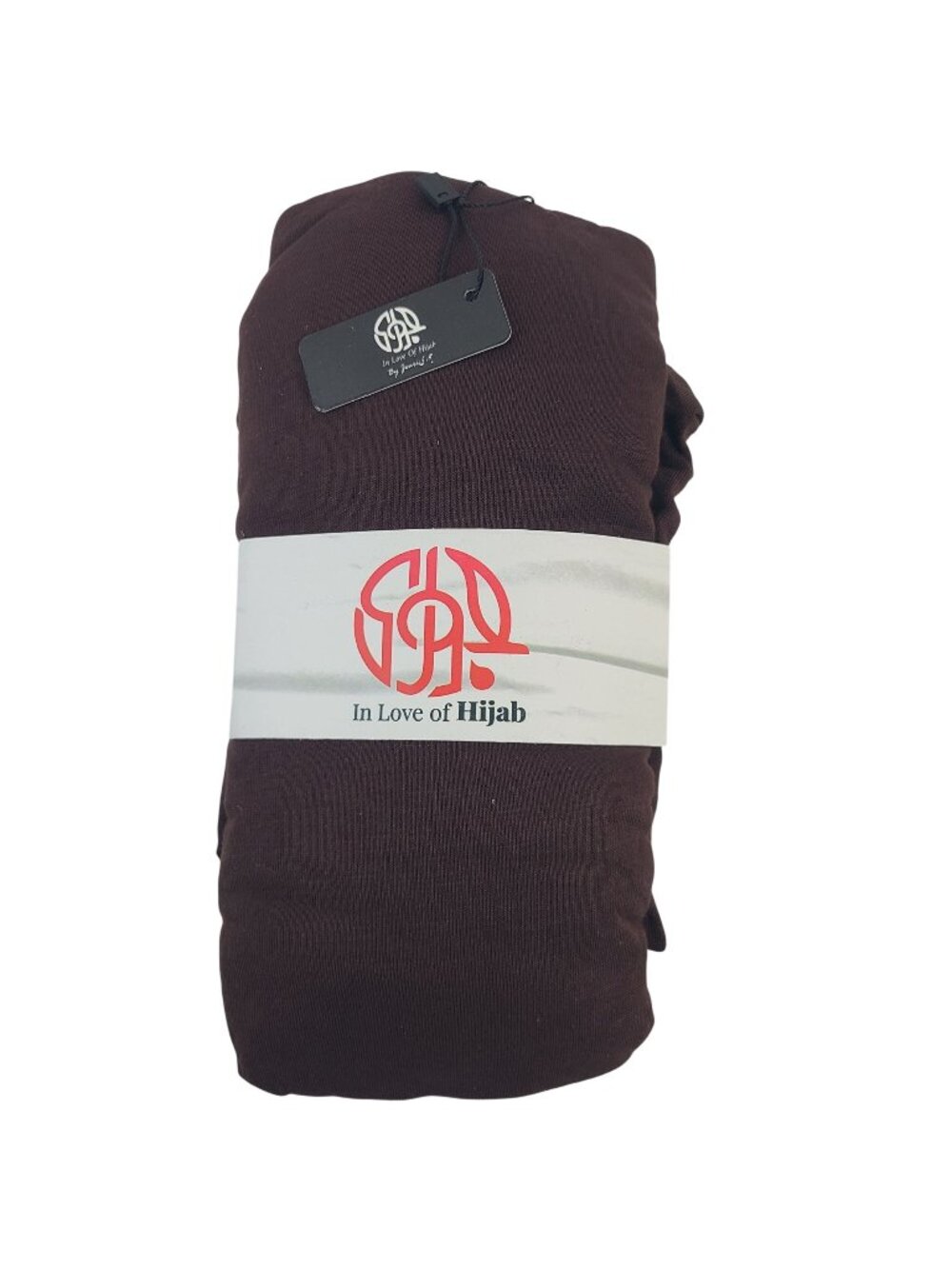 In Love Of Hijab Lightweight Breathable Smart Fabric Dark Brown Scarf Wrap